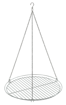 Grillrost zu Dreibein mit Kette, Ø 50 cm